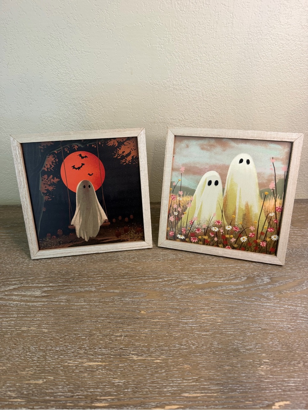 Target bullseye playground ghost framed pictures set of 2 Halloween 2026
